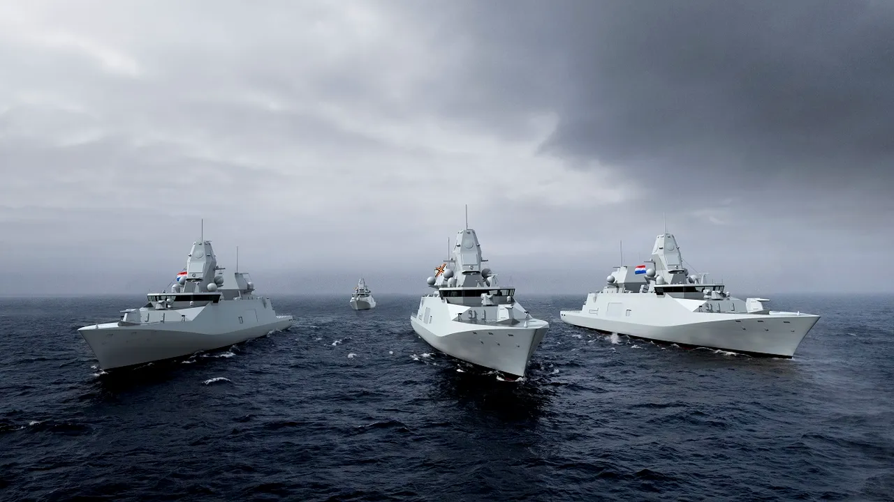 Şantierul naval Damen Galaţi va construi 4 noi fregate pentru Belgia şi Olanda