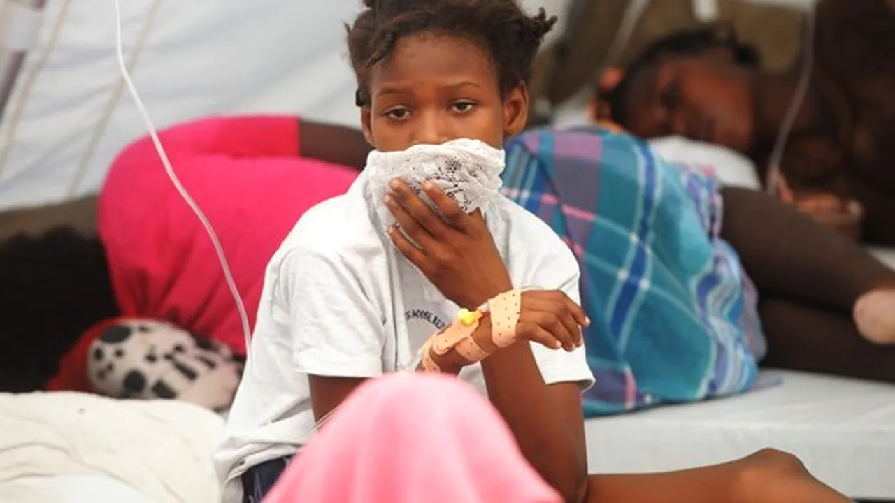 Epidemia de holeră din Haiti, provocată de o tulpină virulentă care va fi prezentă timp de mulţi ani