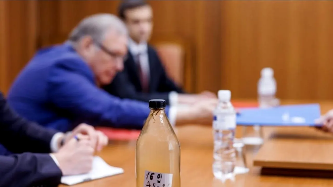 Ambasadorul rus de la Chișinău a primit o sticlă cu apă contaminată din Nistru