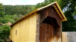 Podul din România vechi de peste un secol, fără niciun picior în apă, restaurat de voluntari. Povestea locului unde „banii veneau pe apă”