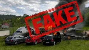 Imagini false pe rețelele sociale cu prăbușirea unui avion în Neamț. Autoritățile dezmint