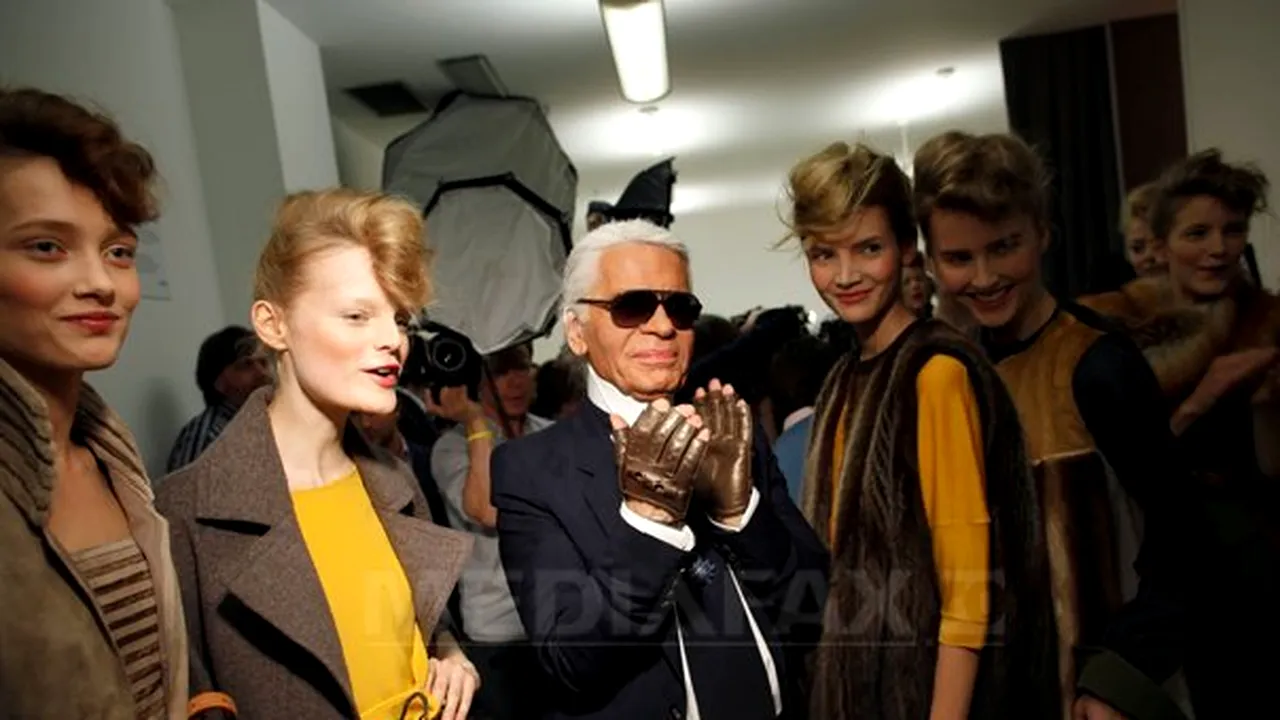 Karl Lagerfeld vrea să creeze articole vestimentare pentru publicul larg - GALERIE FOTO