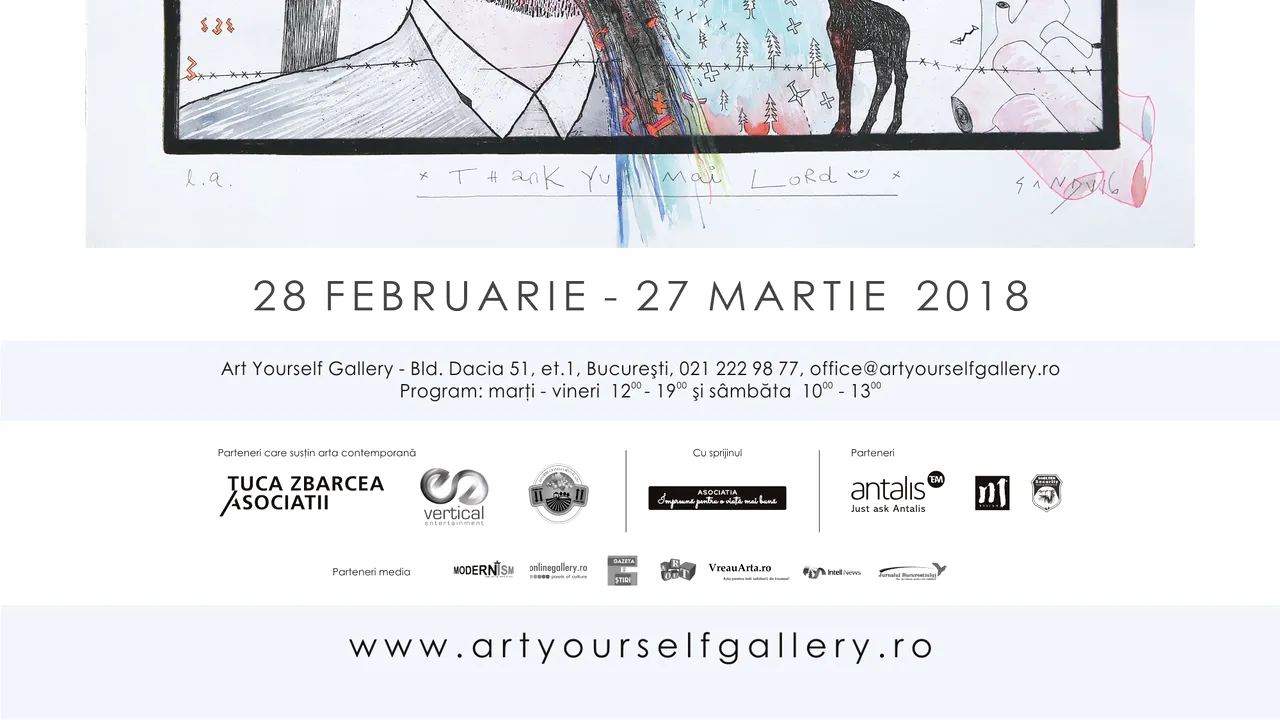 Adrian Sandu prezintă Circus Garden, începând cu 28 februarie, la Art Yourself Gallery | GALERIE FOTO 