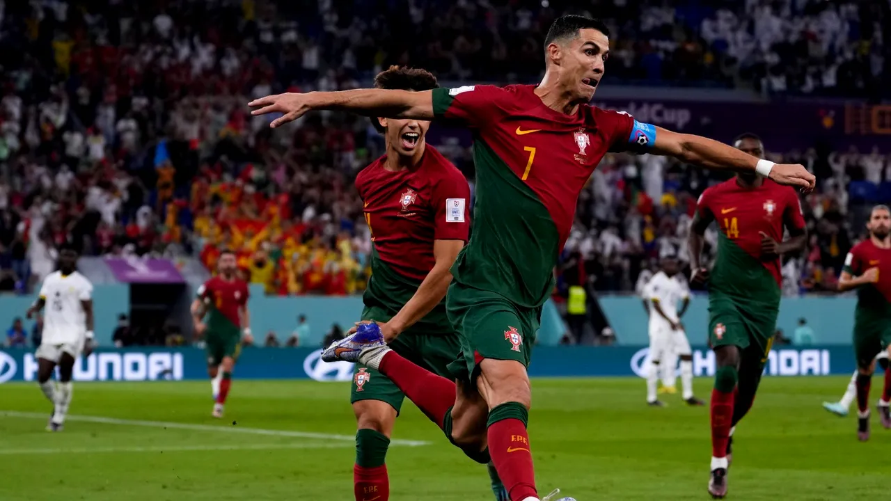 Victorie cu emoţii pentru Ronaldo şi compania la debutul împotriva Ghanei, la Cupa Mondială