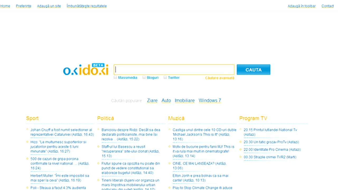 MediaPro Interactiv lansează Okidoki, primul motor de căutare românesc