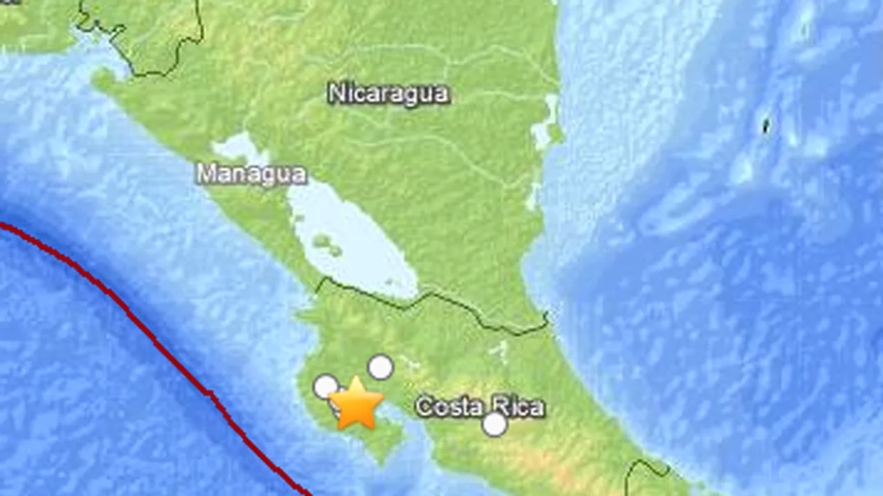 CUTREMUR PUTERNIC, cu magnitudinea de 7,6, în Costa Rica