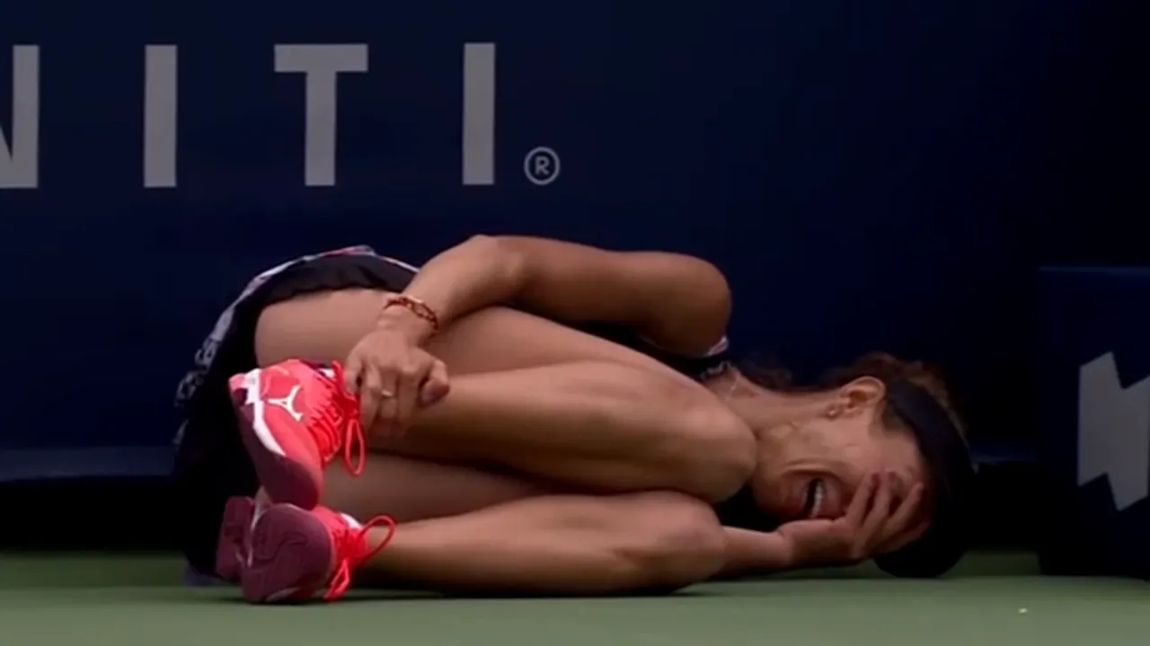 Mihaela Buzărnescu a părăsit terenul la Montreal într-un scaun cu rotile, după ce s-a accidentat grav la una dintre glezne. Imagini cutremurătoare