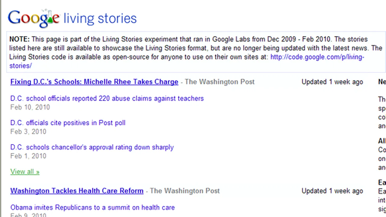 Google va extinde la nivel global serviciul Living Stories