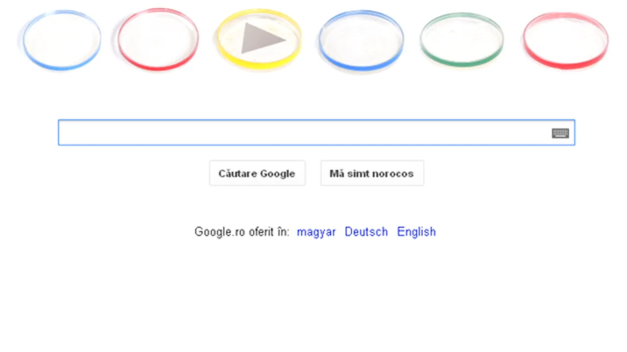 JULIUS RICHARD PETRI, renumit bacteriolog german, sărăbătorit de GOOGLE printr-un logo special