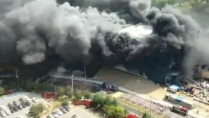 Şantier cuprins de flăcări în Coreea de Sud. Zeci de oameni şi-au pierdut viaţa în incendiu | FOTO