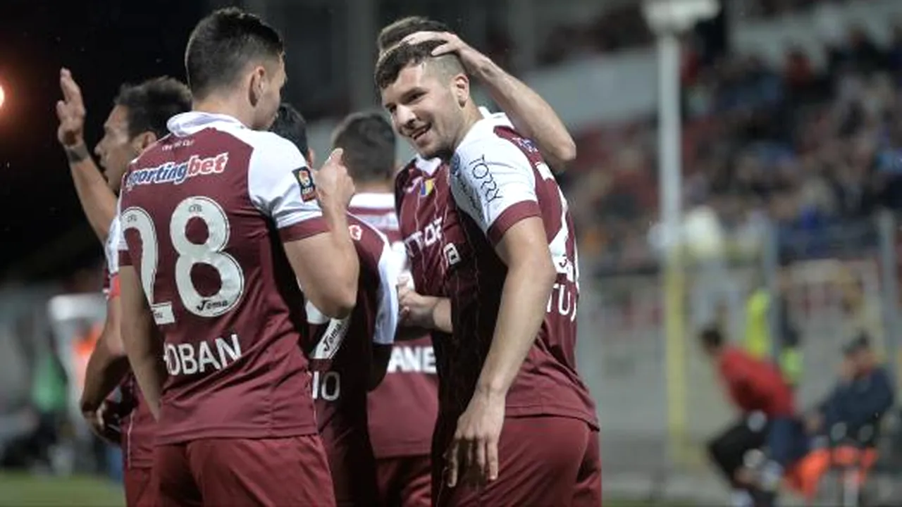 CFR Cluj a câştigat meciul cu Alashkert din manşa tur din preliminariile Europa League 