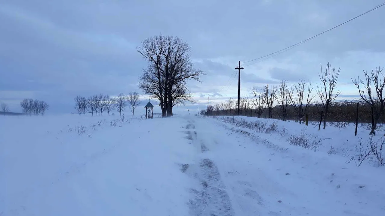 Viscol în Sibiu. Trei maşini cu cinci persoane, blocate pe un drum. Autorităţile încearcă să ajungă la ele/ Telecabina care urcă la Bâlea Lac, nefuncţională
