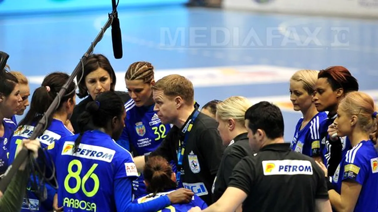 Krim Ljubljana - Oltchim Râmnicu Vâlcea, scor 28-24, în Liga Campionilor la handbal feminin