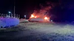 Incendiu la o hală de stocare a energiei electrice în baterii din Buzău. Mobilizare majoră de forțe