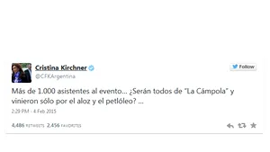 Mesajul jignitor postat de preşedintele Argentinei la adresa chinezilor: ”Au venit doar pentru olez şi petlol”