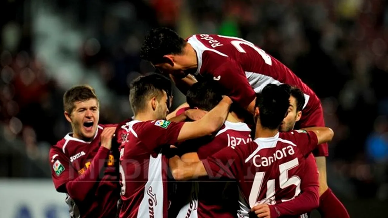 CFR Cluj - CSMS Iaşi, scor 4-0, în Liga I