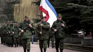 Ingineri militari ruşi au demarat construirea unei linii suplimentare de feribot către Crimeea