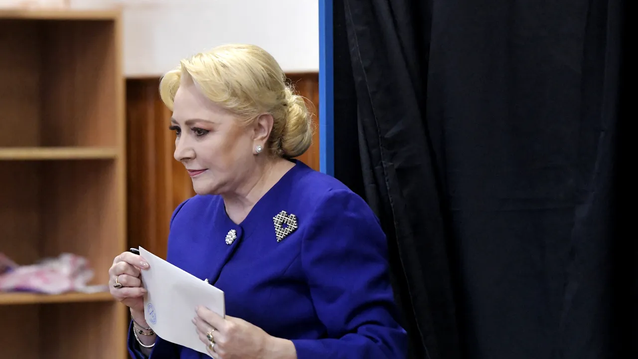 Alegeri prezidenţiale 2019. Viorica Dăncilă: Am votat pentru o Românie a bunăstării, o Românie sigură şi demnă - VIDEO