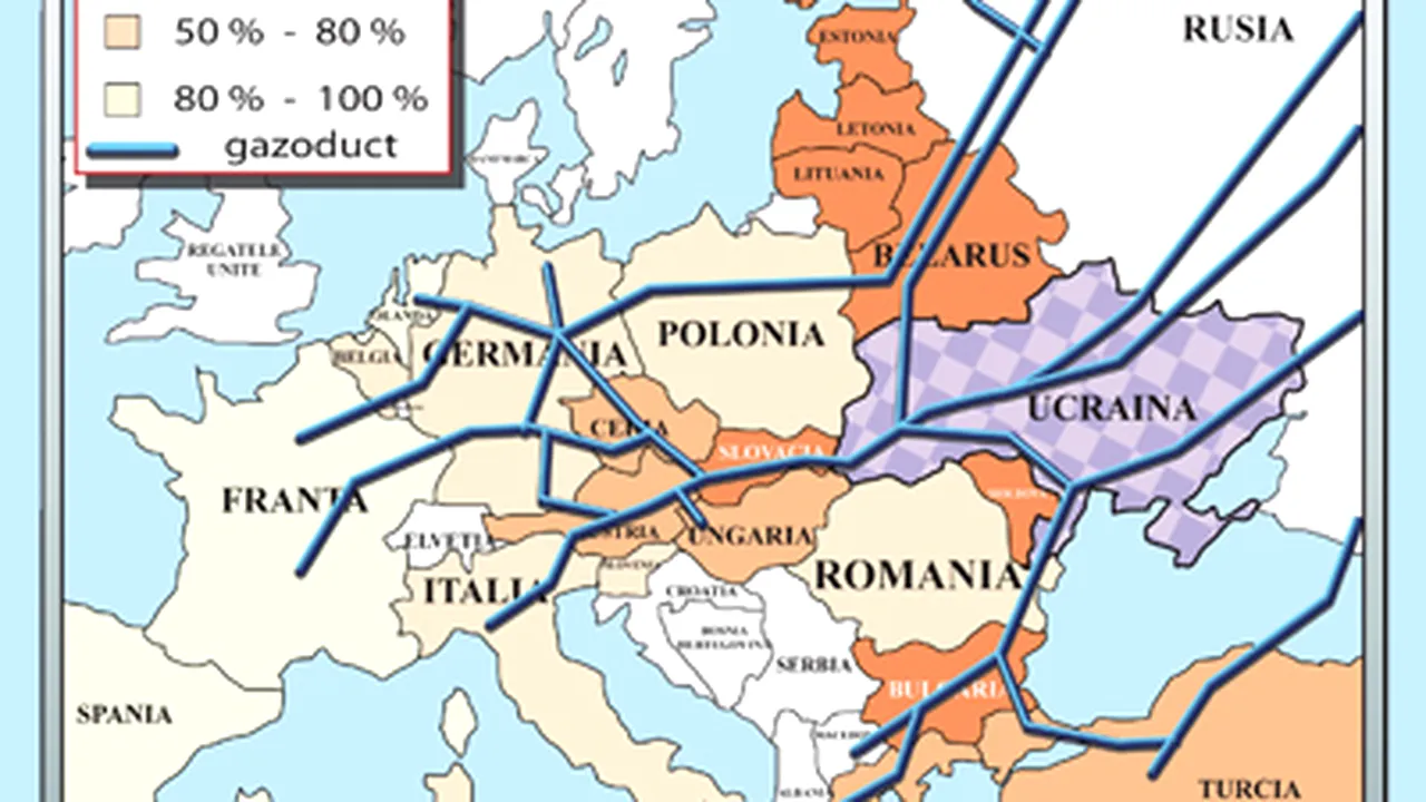 Gazprom: Ucraina a plătit în tot gazul rusesc primit în luna mai