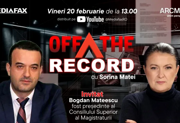 Live Text OFF The Record. Judecător Bogdan Mateescu: Sunt foarte multe categorii care beneficiază de pensii speciale