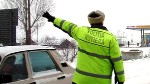 Prahova: Trafic blocat pe un sens pe DN 1 A, unde s-a răsturnat un camion cu polistiren