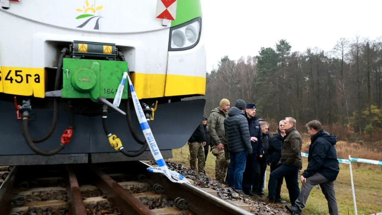 Sabotajul căilor ferate din Polonia: Al treilea cetățean ucrainean, acuzat de complicitate cu Rusia