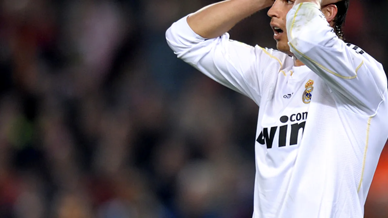 Cristiano Ronaldo, vizat de un laser la derbiul Real Madrid-FC Barcelona