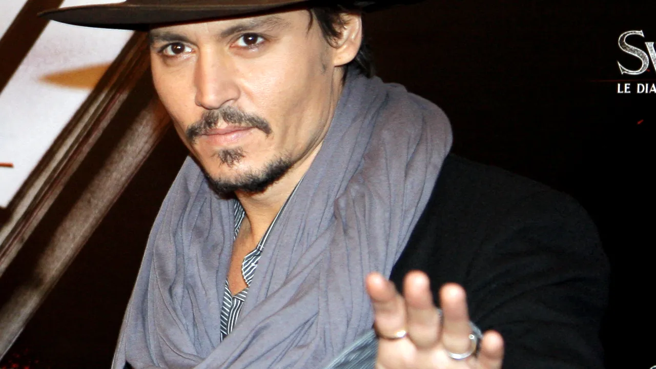 Johnny Depp, actorul preferat al britanicilor