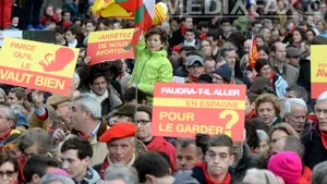 Aproximativ 16.000 de persoane participă la o manifestaţie împotriva avortului la Paris