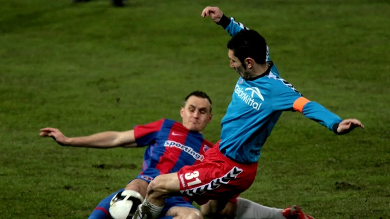 Steaua Bucureşti  - Oţelul Galaţi, scor 1-0, în Liga I