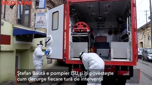 Jurnal de salvator| Ştefan Baută, pompier ISU, impresionat de cazul unei fetiţe de 10 ani, cu COVID-19, dusă la spital 