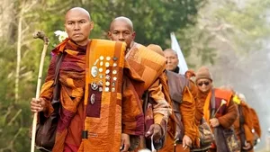 De 100 de zile pe drum: Marșul călugărilor budiști se apropie de final