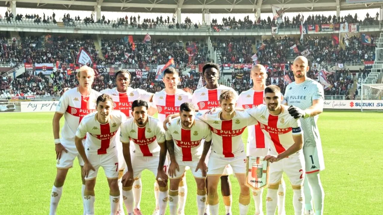 Genoa, înfrângere la Torino, cu 1-2. Echipa lui Dan Șucu rămâne pe ultimul loc în Serie A