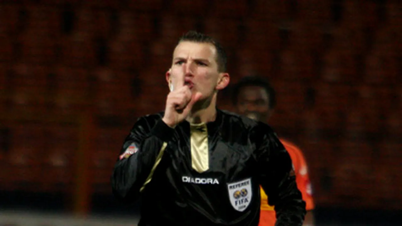 S-a început urmărirea penală împotriva arbitrului Bogaciu