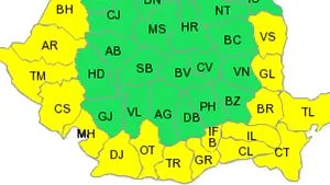 Codul galben de caniculă, prelungit