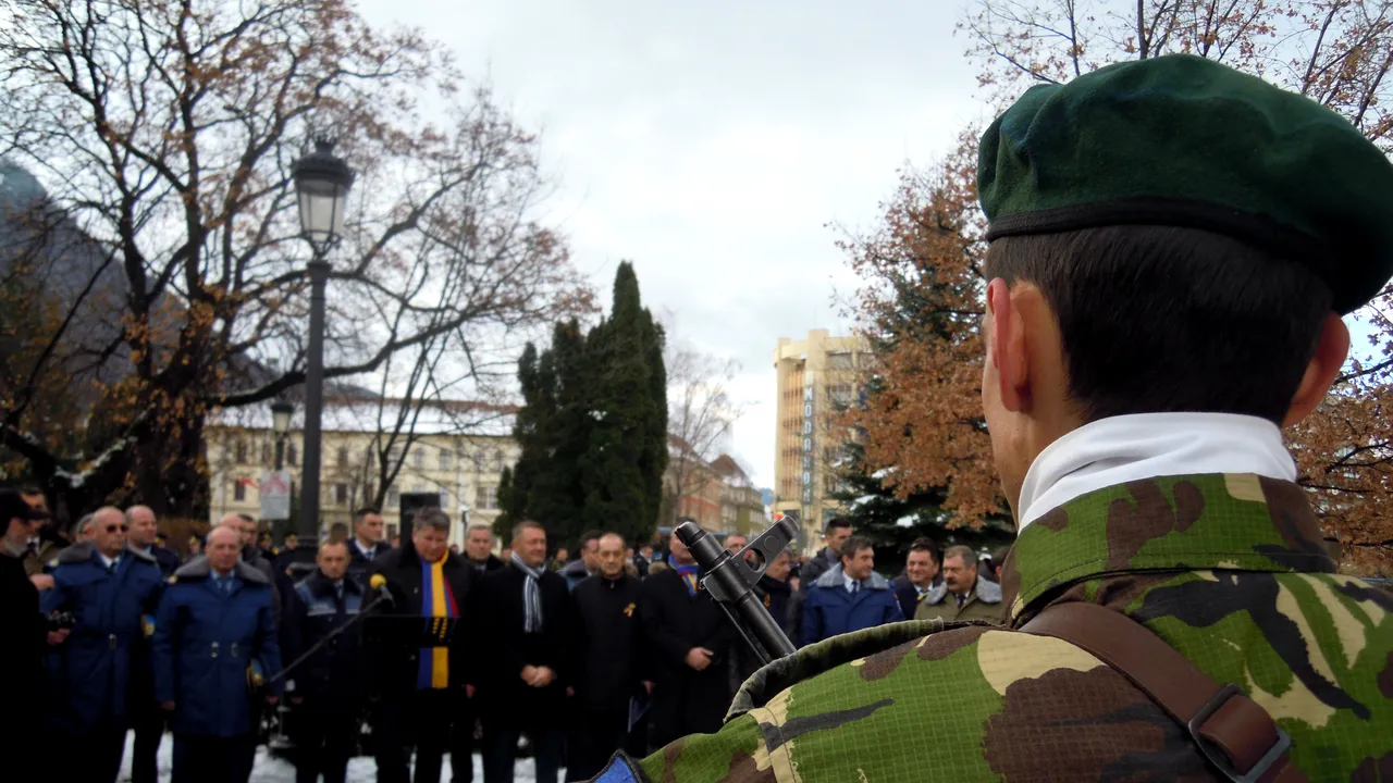 Ceremonial emoţionant al revoluţionarilor din Braşov: Dacă vor sacrificii, o mai facem o dată | FOTO