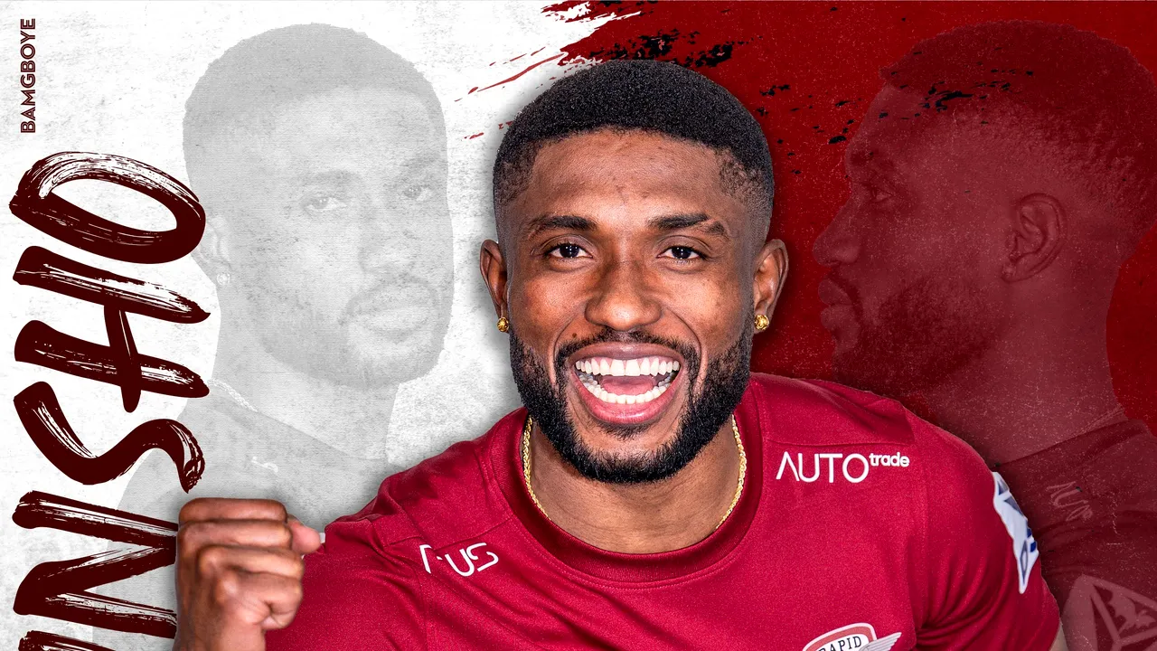 Rapid transferă din Ungaria: nigerianul Funsho Bamgboye betonează mijlocul terenului
