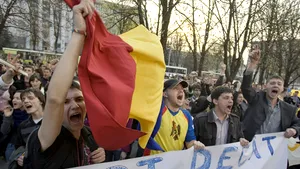 Proteste violente la Chişinău