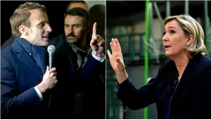 Emmanuel Macron şi Marine Le Pen, candidaţi la preşedinţia Franţei, s-au confruntat în prima dezbatere televizată a campaniei