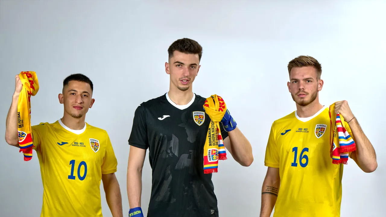 Naţionalele de fotbal, în haină nouă. A fost lansat noul echipament al tricolorilor