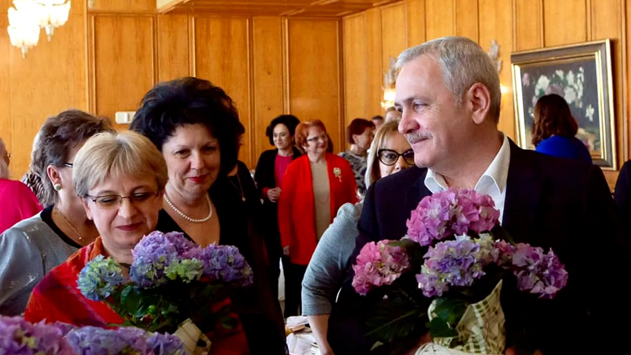 Femeile din PSD au participat la o petrecere de 8 martie alături de Liviu Dragnea | FOTO