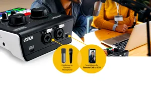 Mixerul audio ATEN MicLIVE – inteligenţă artificială pentru podcasturi de calitate