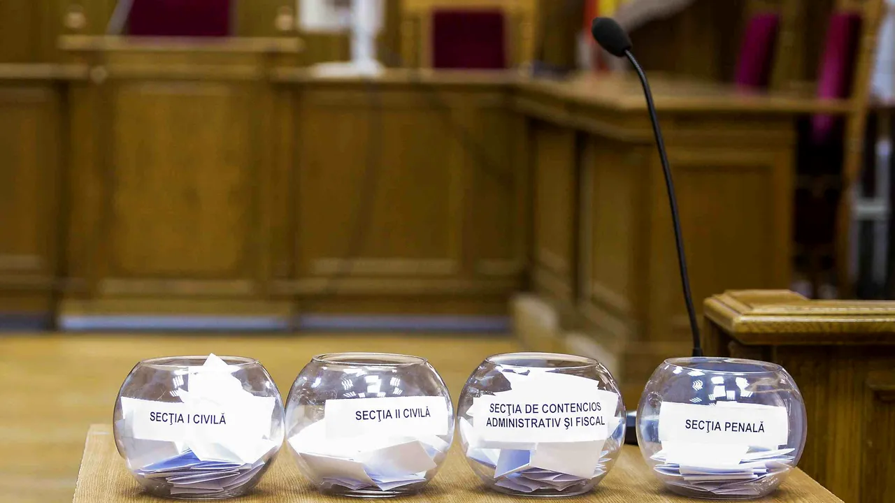 Instanţa supremă va organiza joi noua tragere la sorţi a completurilor de cinci judecători