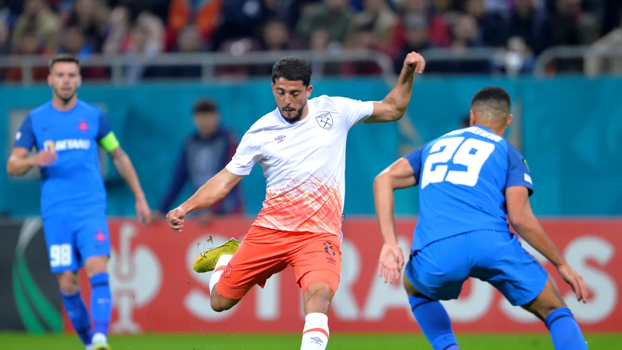 FCSB încheie cu o înfrângere şi doar 2 puncte parcursul din Conference League. Record negativ pentru echipa lui Becali: are cel mai slab golaveraj din istoria competiţiei