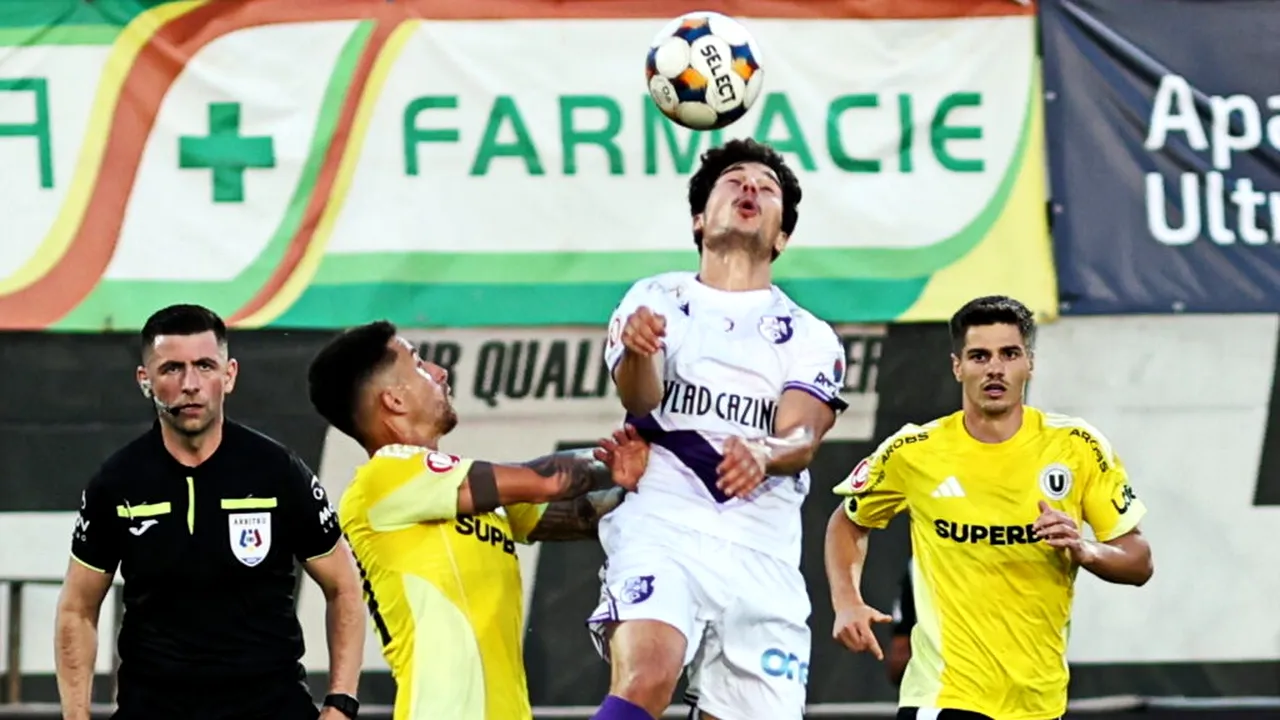 FC Argeș - Universitatea Cluj, duel cu încărcătură istorică în prima semifinală a Cupei României
