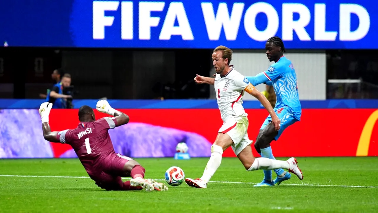 Harry Kane trimite Anglia în optimile Cupei Mondiale 2026. Englezii revin de la 0-1 cu Congo