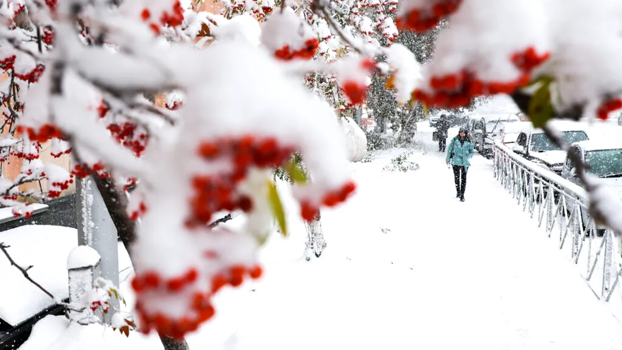 ANM. Prognoza meteo până în preajma Crăciunului. Precipitațiile vor fi abundente