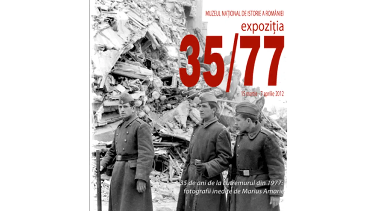 Expoziţie de fotografie ce reflectă cutremurul din 1977, la Muzeul Naţional de Istorie