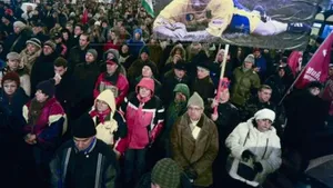 Mii de persoane au manifestat la Budapesta împotriva lui Viktor Orban - FOTO