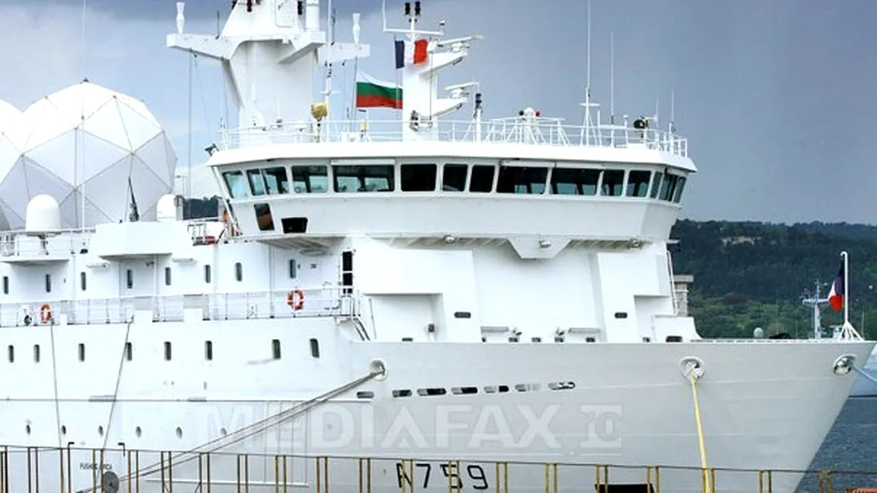 O navă militară franceză a intrat în Marea Neagră